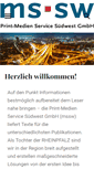 Mobile Screenshot of mssw-online.de